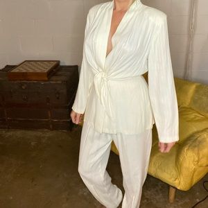 Vintage white suit